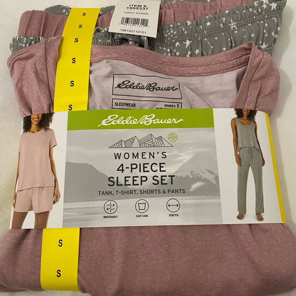 New 4-Piece Eddie Bauer Sleep Set